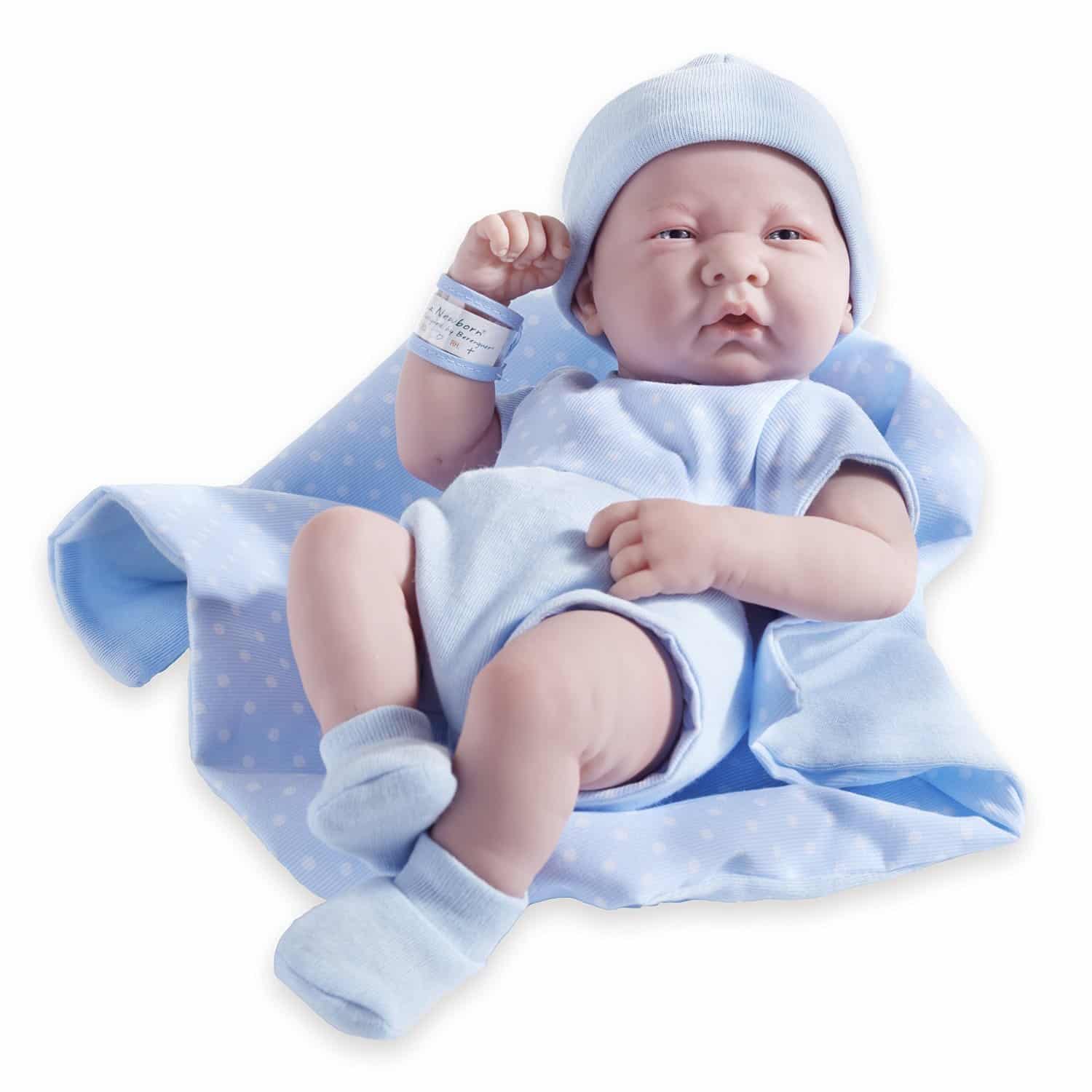 Boneca Bebê Reborn Noah C Toys Berenguer Boutique La Newborn 35,5 cm - Miami  Outlet Importados