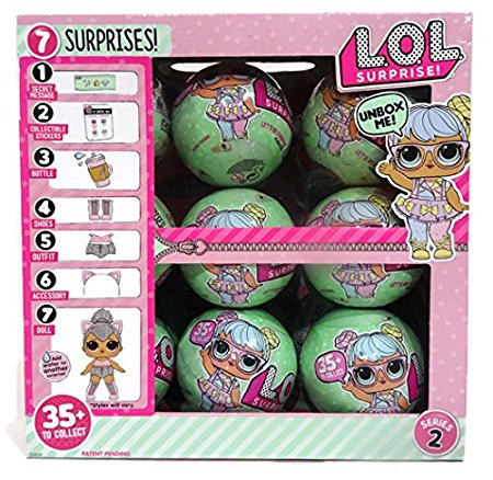 Caixa De Bonecas Lol Surprise Doll Serie 2 Com 18 Unidades